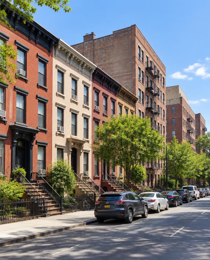 Illustrative Bronx streetscape